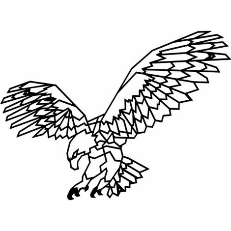 Dekoration AD51, EAGLE, Strukturschwarz, 500mm (1/4)
