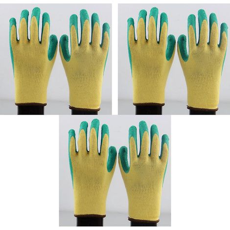 3 Paires De Gants De Protection L Robustes Pour Les Travaux De Jardinage - Fr (1/5)