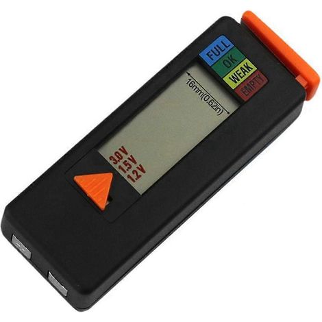 Kompakter schwarzer Batterietester (1/5)