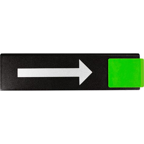 Plaque de porte Flèche à droite - Europe design 175x45mm - 4260426