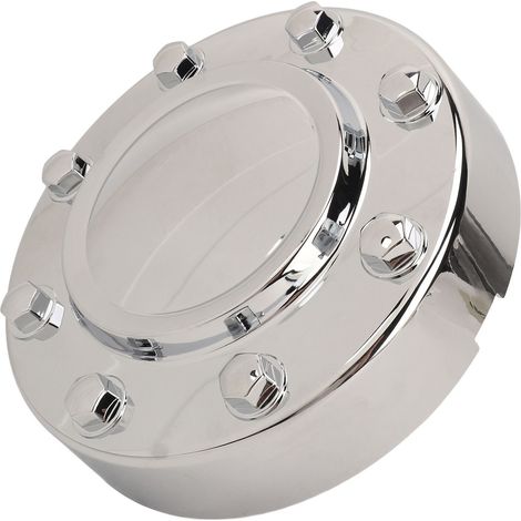 Enjoliveur de roue avant 68081010AA Cache moyeu chromé anti-poussière Compatible 3500 DUALLY 2011-2018 (1/5)