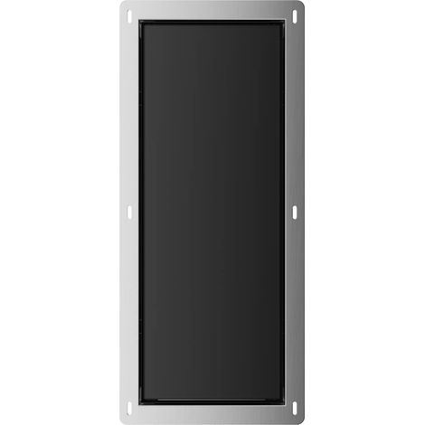 Balneo Armoire encastrée pour brosse WC gauche verre noir 53,2×23,2×15 cm (1/5)