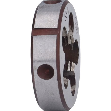 Filière à fileter G3/8, taraud cylindrique pour tuyauterie, outil de coupe acier, pas métrique, usage plomberie et raccords. (1/5)