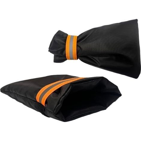 Couvercle Antigel pour Robinet, Housse de Robinet pour L'extérieur, Imperméable, Protection Contre Le Gel en Hiver (Noir) (1/5)