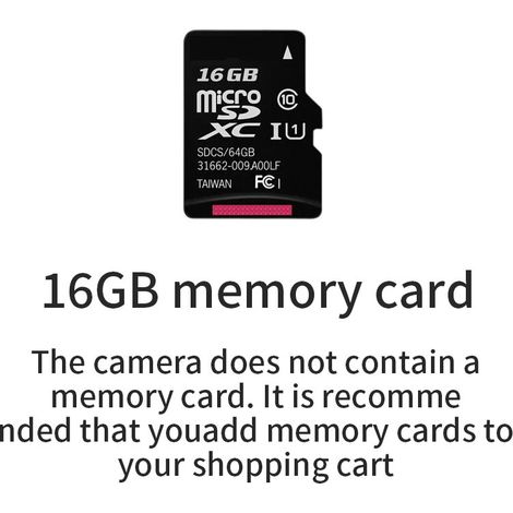 Carte mémoire CCD pour appareil photo numérique, carte d'épargne, carte mémoire TF 16g