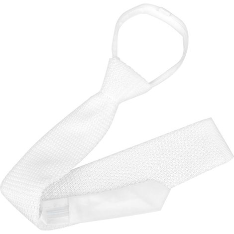 Cravate blanche en coton, unisexe, accessoire d'équitation. (1/5)