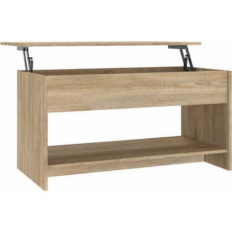 Maison Exclusive - Couchtisch Sonoma-Eiche 102x50x52,5 cm Holzwer