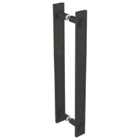 Poignée bâton en applique Roc Design acier finition noir - MANTION - RD-5B