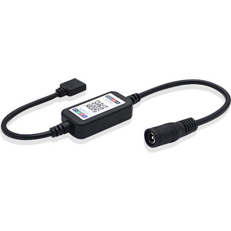 RGB controller with DC input, Bluetooth control app, RGB light strip, 12V