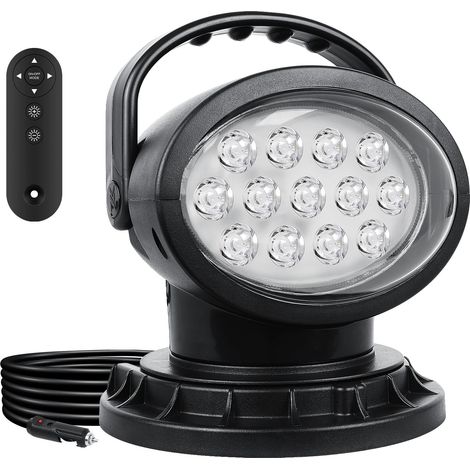 Foco LED, control remoto inalámbrico, ángulo de haz de 360°, 1 unidad. (1/2)