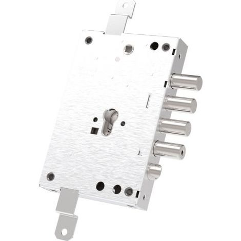 MOTTURA 82571 SERRATURA TRIPLICE INGRANAGGIO CILINDRO EU REVER con 28mm di lunghezza