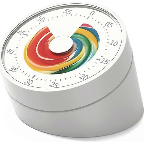 Minuteur visuel pour la classe des enfants - Minuteur de bureau avec compte à rebours de 60 minutes pour les enseignants et les élèves, facile à tourner et à lire (1/5)