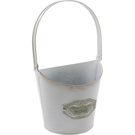 Vaschetta in latta "Home", Ø17H16 cm (kit da 3) (1/2)
