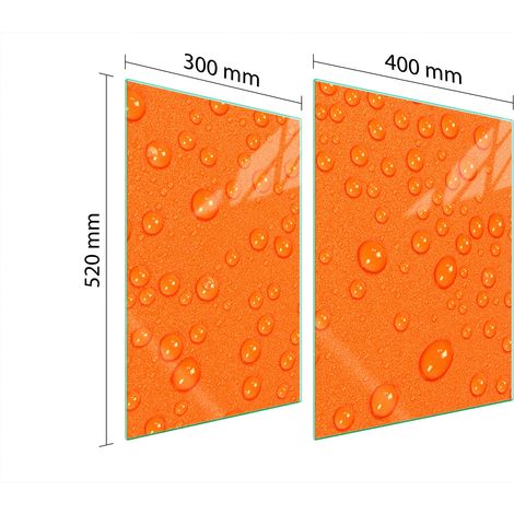 PLACA PROTECTORA DE VIDRIO PARA ESTUFA 70x52 GOTAS (1/5)