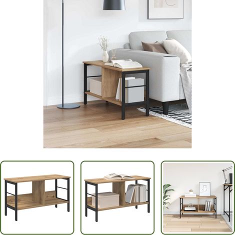 Étagère industrielle - Étagère Chêne artisanal 82 x 32 x 47 cm Bois d'ingénierie (1/5)