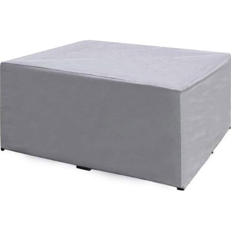 Housse De Protection Table De Jardin, Couverture De Meubles De Protection Iimperméable, Bache De Protection Argent, Housses De Table De Jardin Rectangulaires Tissu Oxford--68x68x120cm