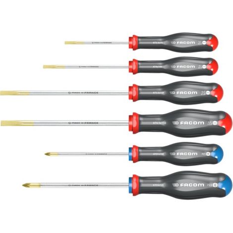 FACOM Jeu De 6 Tournevis Protwist - ATX.J6 - Torx (1/2)
