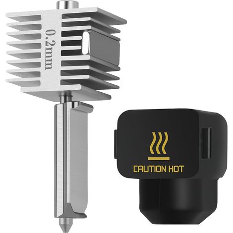 Upgrade A1/A1 Mini Quick-Swap Hotend 0.2mm Buse en Acier Trempé Structure Intégrée Fast Speed (1/5)