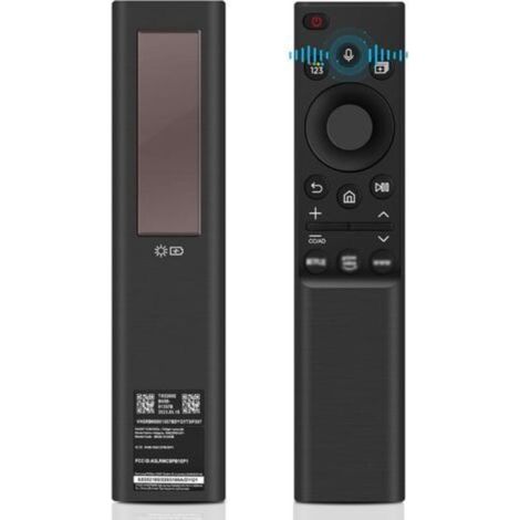BN59-01357C Télécommande de rechange pour Smart TV Samsung Télécommande vocale solaire avec 3 boutons de raccourci Compatible avec Samsung QLED TV 2021