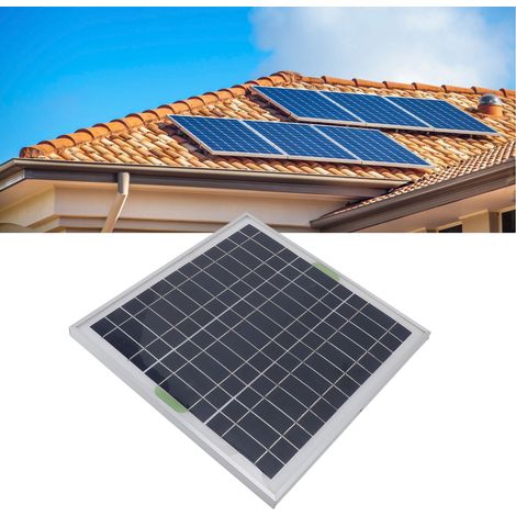 Panneau Solaire 50W avec Contrôleur et Câble de Charge pour Voiture OBD et Pinces Batterie (1/5)