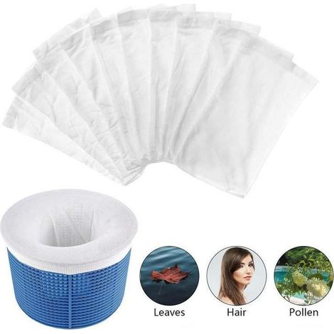 Micro Sacs filtrants pour aspirateur de Piscine compatibles avec Pool Blaster Water Tech Catfish, Max CG, Aqua Broom et aspirateurs Pool Blaste(Lot de 10) (1/5)