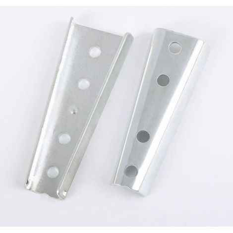 Connecteurs De Canapé - Fer Massif - 120 X 47 Mm - Pour Meubles Modulaires Et Rembourrés - 2 Paires (1/4)