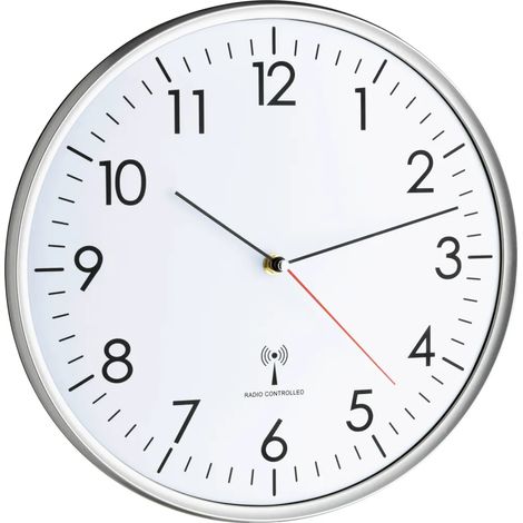 Horloge murale analogique radiopilotée avec trotteuse 60.3514 TFA Dostmann (1/5)