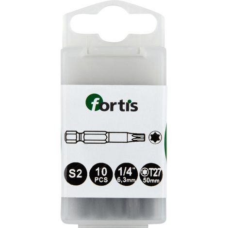 Fortis Bit 1/4 DIN3126 E6,3 TX27x 50 mm a10Stk (1/5)