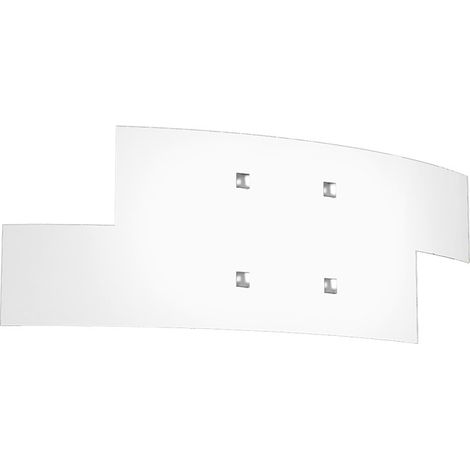 Applique Moderna Tetris Metallo Bianco Vetro 2 Luci E27 (1/3)
