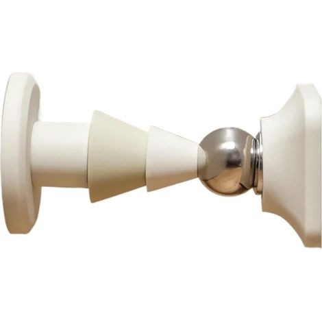 Butée de porte magnétique sans perçage avec ventouse, fixation au sol for une ouverture et une fermeture silencieuses et une protection murale(A9) (1/5)