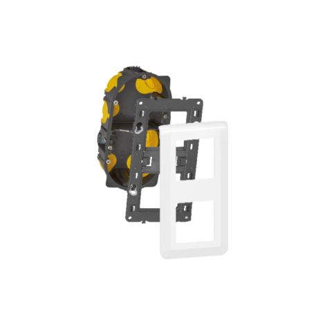 Legrand Mosaic - LOT - Plaque 2x2 modules - vertical - 277822L+080252+080022L (1/4)