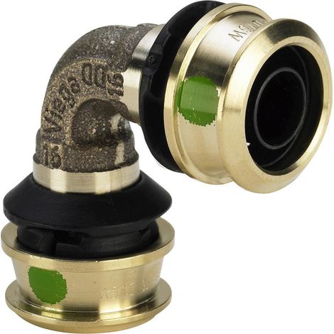 Winkelkupplung mit SC Raxofix 5316 in 16mm Siliziumbronze 90 Grad (1/5)