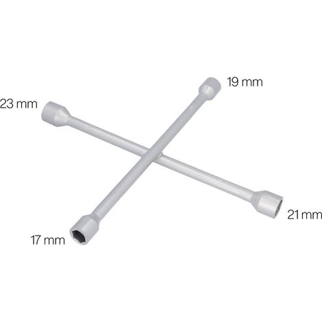 Unitec Radkreuzschlüssel 17 x 19 x 13/16´´ x 22 mm Radkreuz Kreuzschlüssel (1/2)