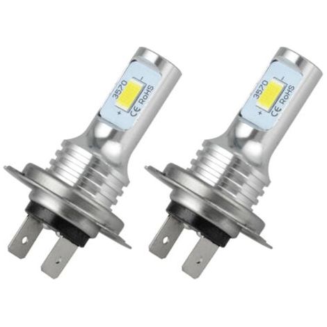 2X H7 LED 6500K Super Blanc 80W 1000LM Kit Antibrouillard Kit Ampoules Feux de Croisement (1/4)