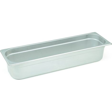 Bac GN 2/4 150mm - 53 x 16.2 x 15 cm - Inox - Lot de 6 - Dbmark