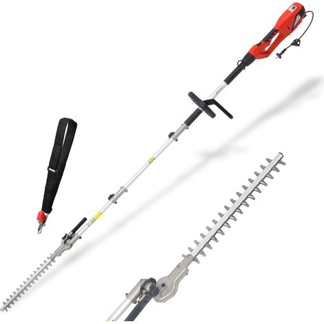 Hoch Heckenschere Teleskop Elektro 900W 41cm Schnitt 20mm Hecken Strauch Trimmer