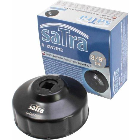 Llave tipo cazoleta para filtros de aceite 76 mm x 12 caras para carraca 3/8"