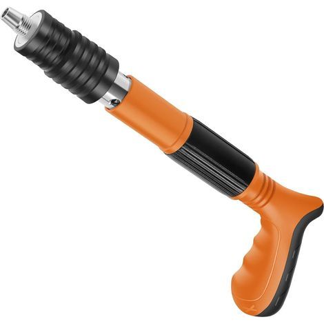 Mini Cloueuse Pneumatique Portable, Machine à Clouer Manuelle, Outils de Fixation, Cloueuse à Air, Cloueuse Murale Réglable en Ciment pour Travail Du Bois (1/5)