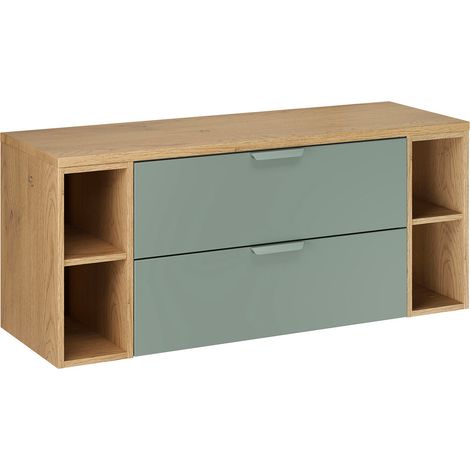 Mobile bagno senza lavabo Oria verde 120cm (1/5)