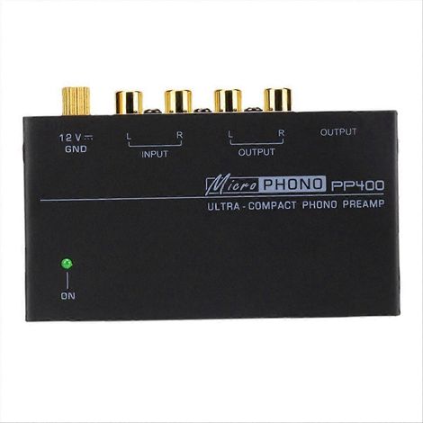 PP400 Ultra-Compact Phono Preamp Preamplifier UE Prise (1/5)