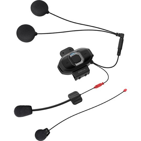 SENA SF2 BLUETOOTH 4.1 MOTORRAD-INTERCOM BIS ZU 800 M MIT UNIVERSAL-MIKROFON-SET UND SCHNELLHALTERUNG (OHNE FM-RADIO) (1 SET) (EL) - ERSETZT SF2-02