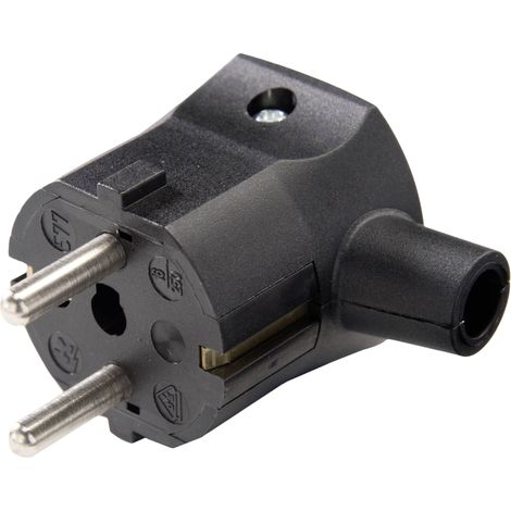 Martin Kaiser 577/sw Fiche coudée à contact de protection Polyamide 6 250 V noir IP20 A743493