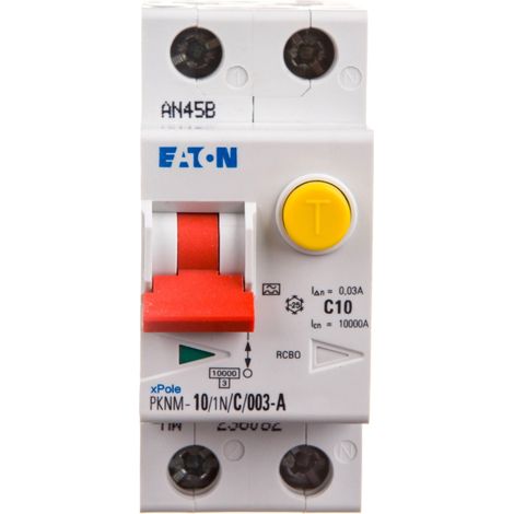Fehlerstromschutzschalter 2P 10A C 0,03A Typ A pknm 10/1N/C/003-A-MW 236082