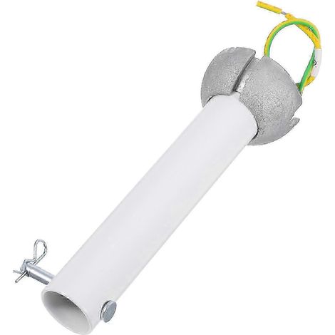 Tige de ventilateur de plafond en métal blanc compatible avec les systèmes d'exploitation à durée de vie prolongée