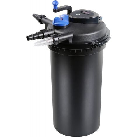 CPF 15000 Bio Druckteichfilter 30000l inkl.18 Watt UVC Klärer mit Kurbelreinigung