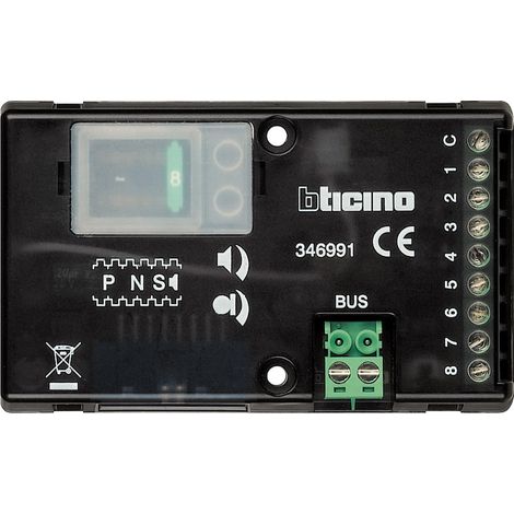 Module micro et haut-parleur universel 8 appels – Compatible BTICINO Bus – Installation facile – Qualité sonore exceptionnelle