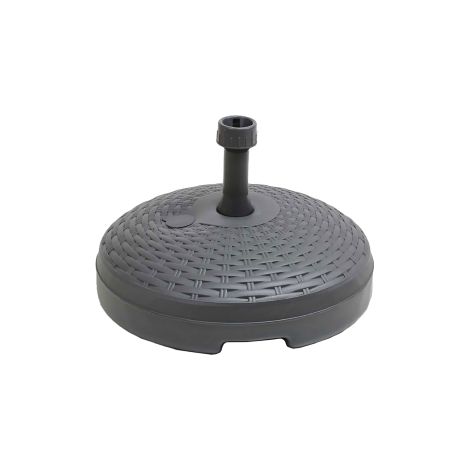 BASE PLASTICA PER OMBRELLONE EFFETTO RATTAN colore antracite