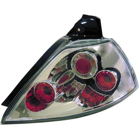 Coppia fanali posteriori - compatibile per Renault Megane (9/02) - Cromo