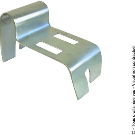 SABOT PORTAIL A SCELLER INOX 316L 140X80 LUMIERE 16X45