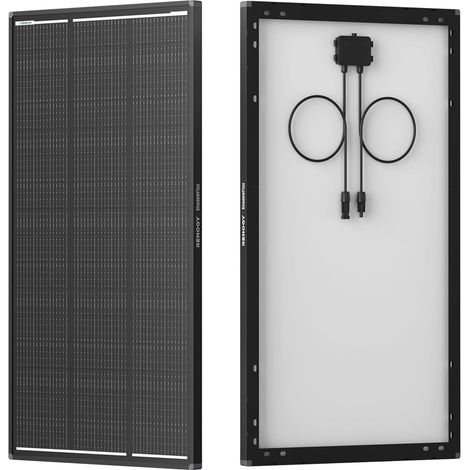 Panneau solaire 120 W - Anti-ombre - Type N - Module PV - 120 W - 12 V - 25% - Pour camping-cars, maisons, balcons, bateaux, toits agricoles, batteries et hors (1/5)
